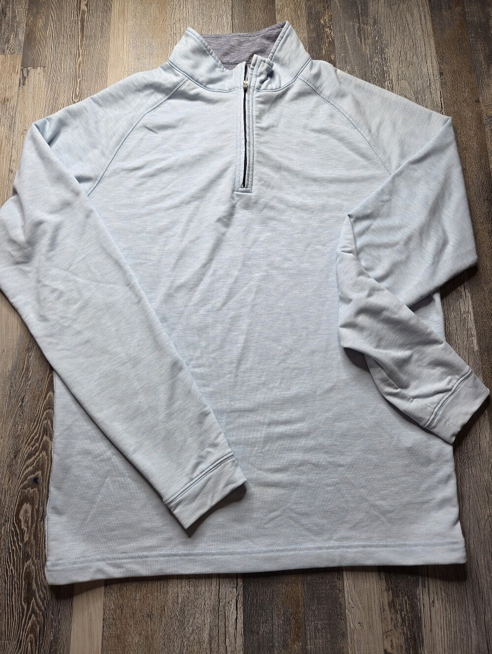 Peter Millar Quarter Zip Pullover Men's Small Light Blue